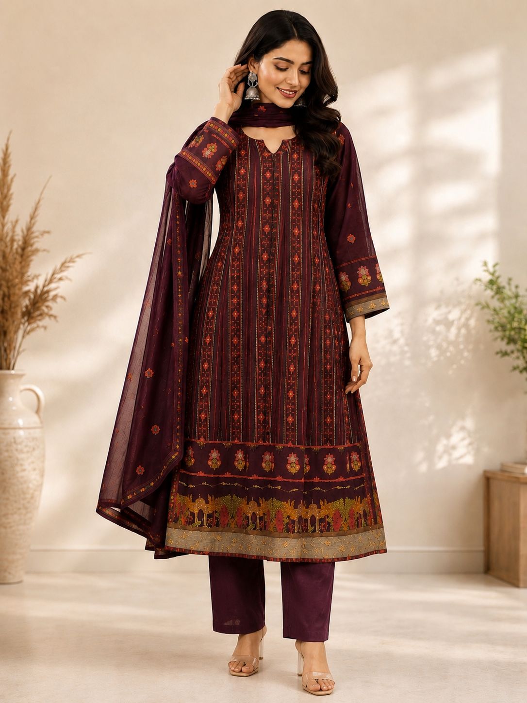 Ethnic -Three piece salwar suit