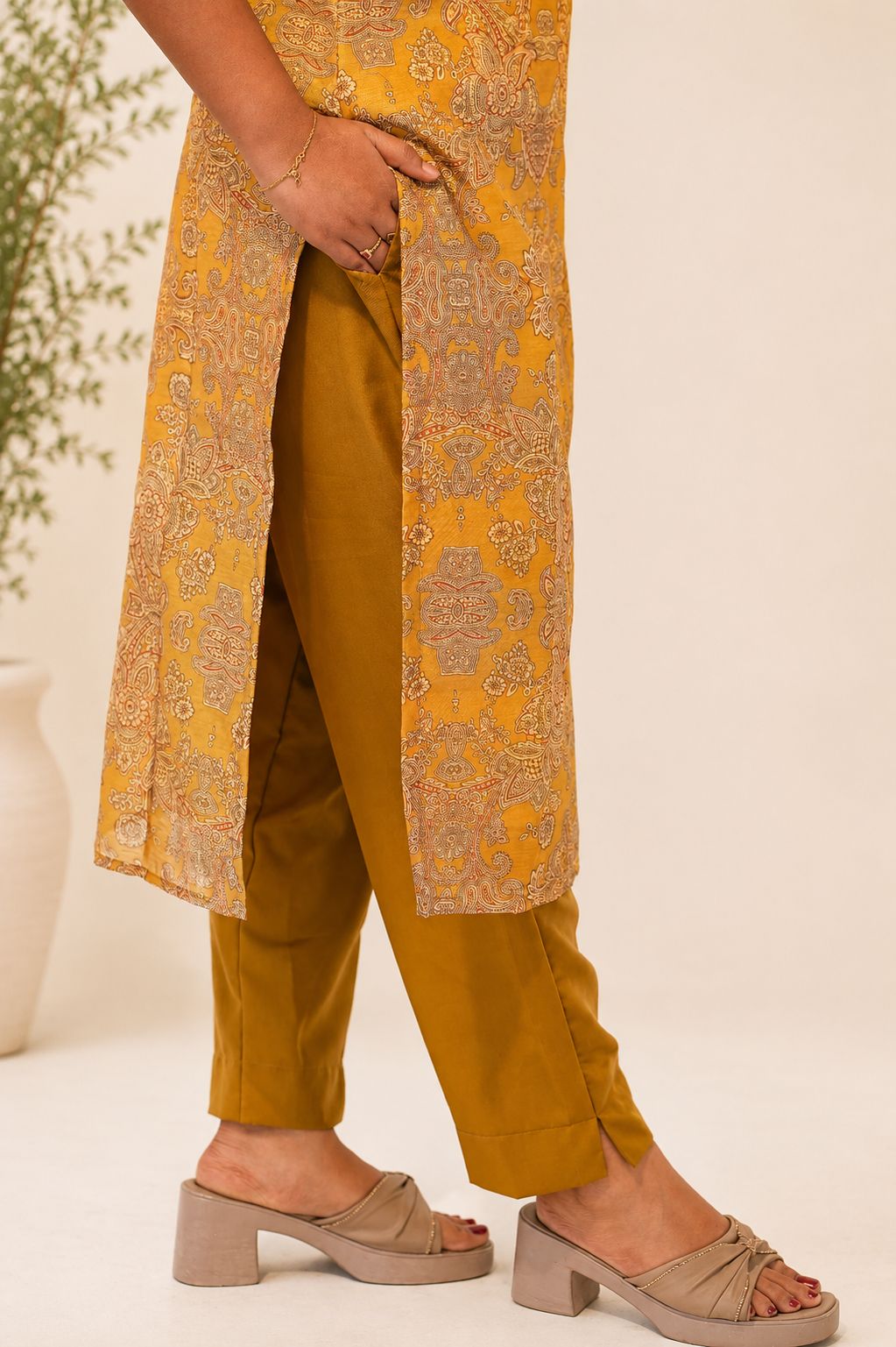 Chanderi Digital print coord thumbnail