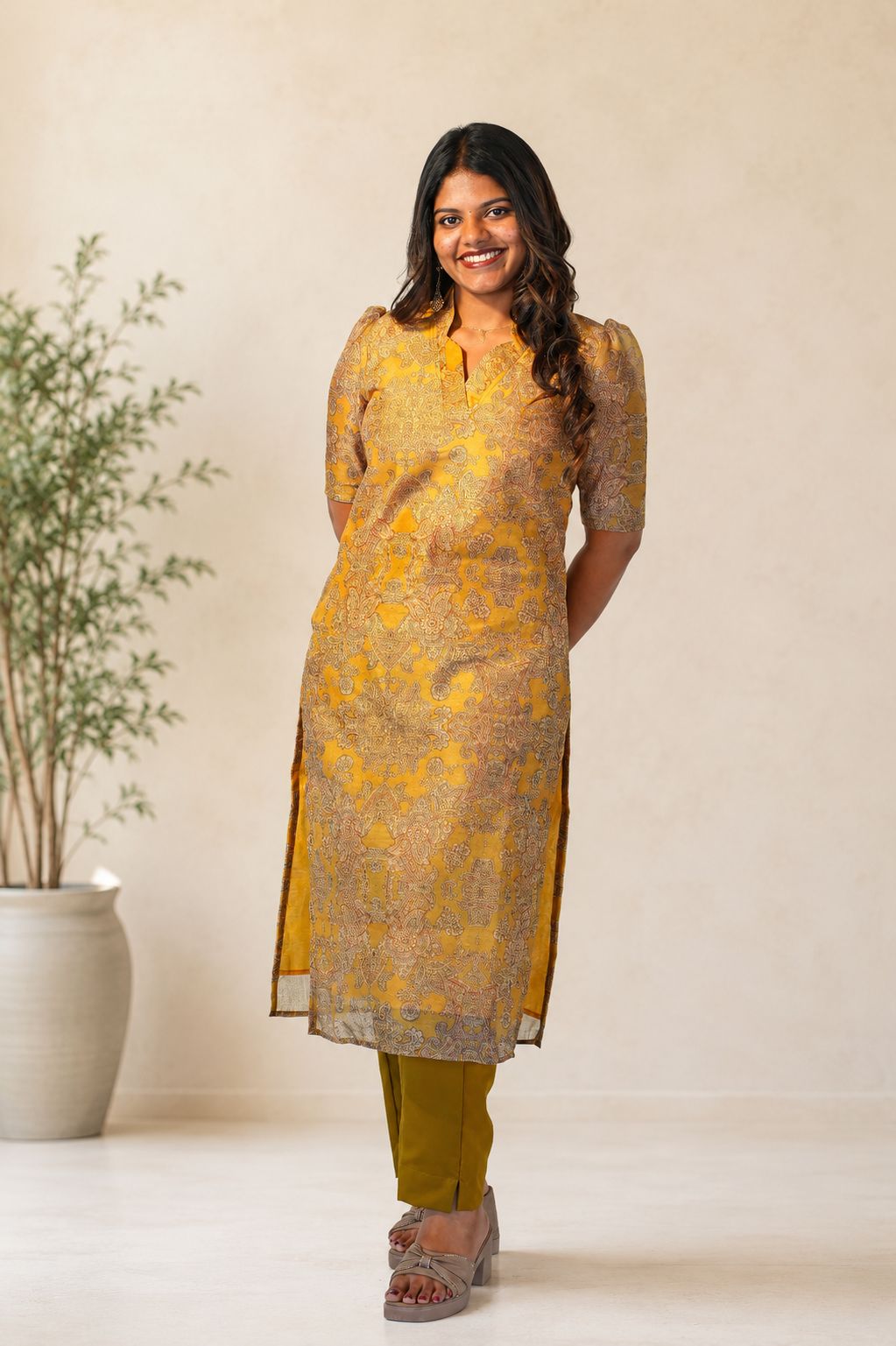 Chanderi Digital print coord thumbnail