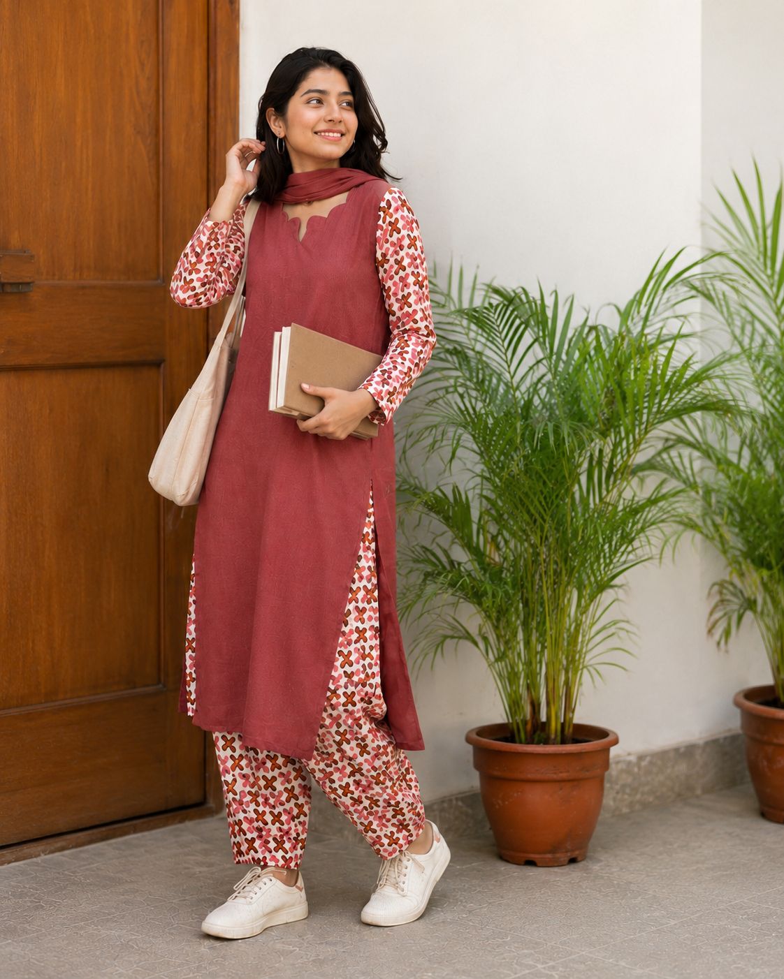 Everyday coord-brown floral thumbnail